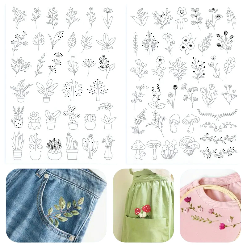 Embroidery Meaning - Suda Çözünen Sabitleyici Nakış Şablonu, İncil