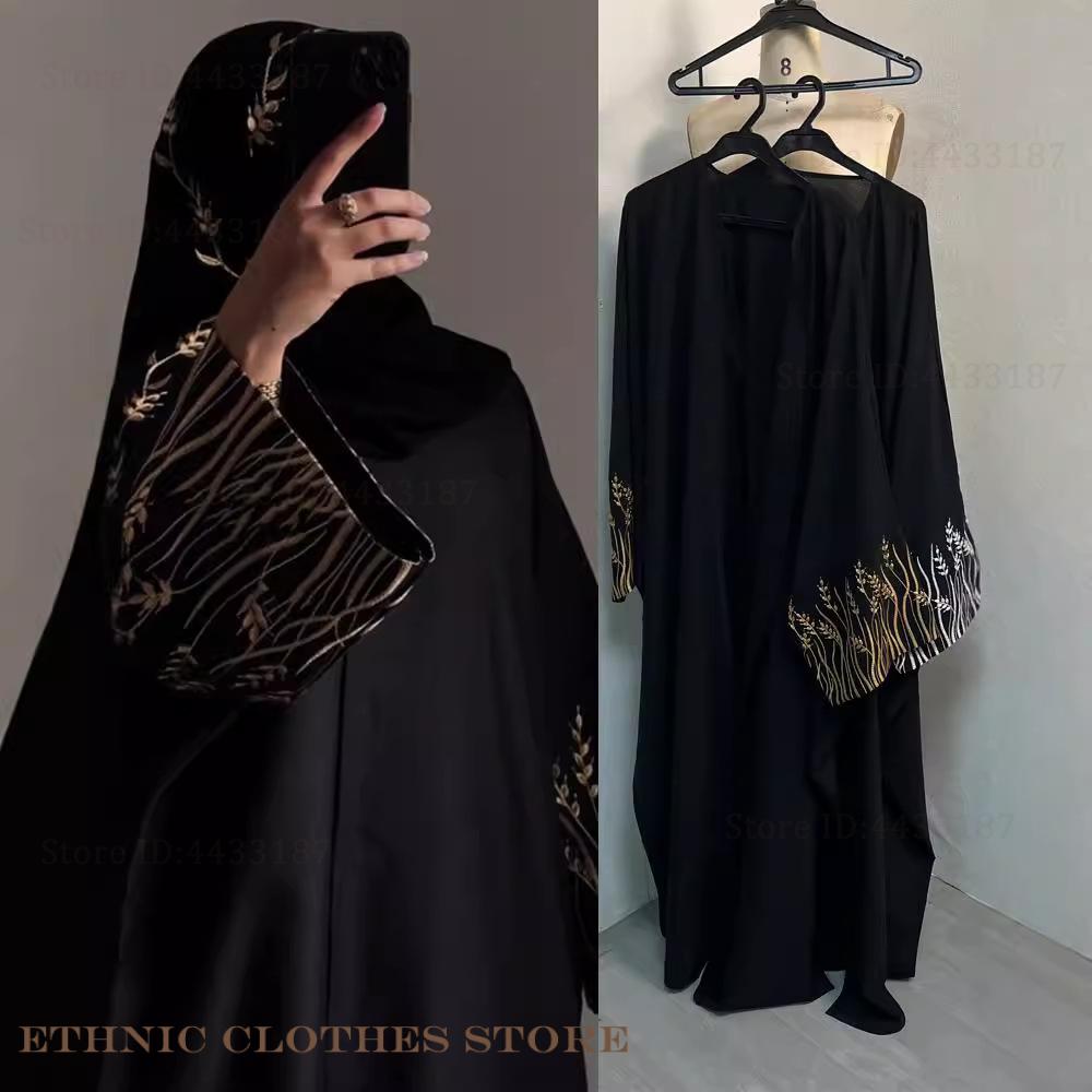 Embroidery Kebaya - Müslüman Kadınlar İçin Zarif Siyah İşlemeli