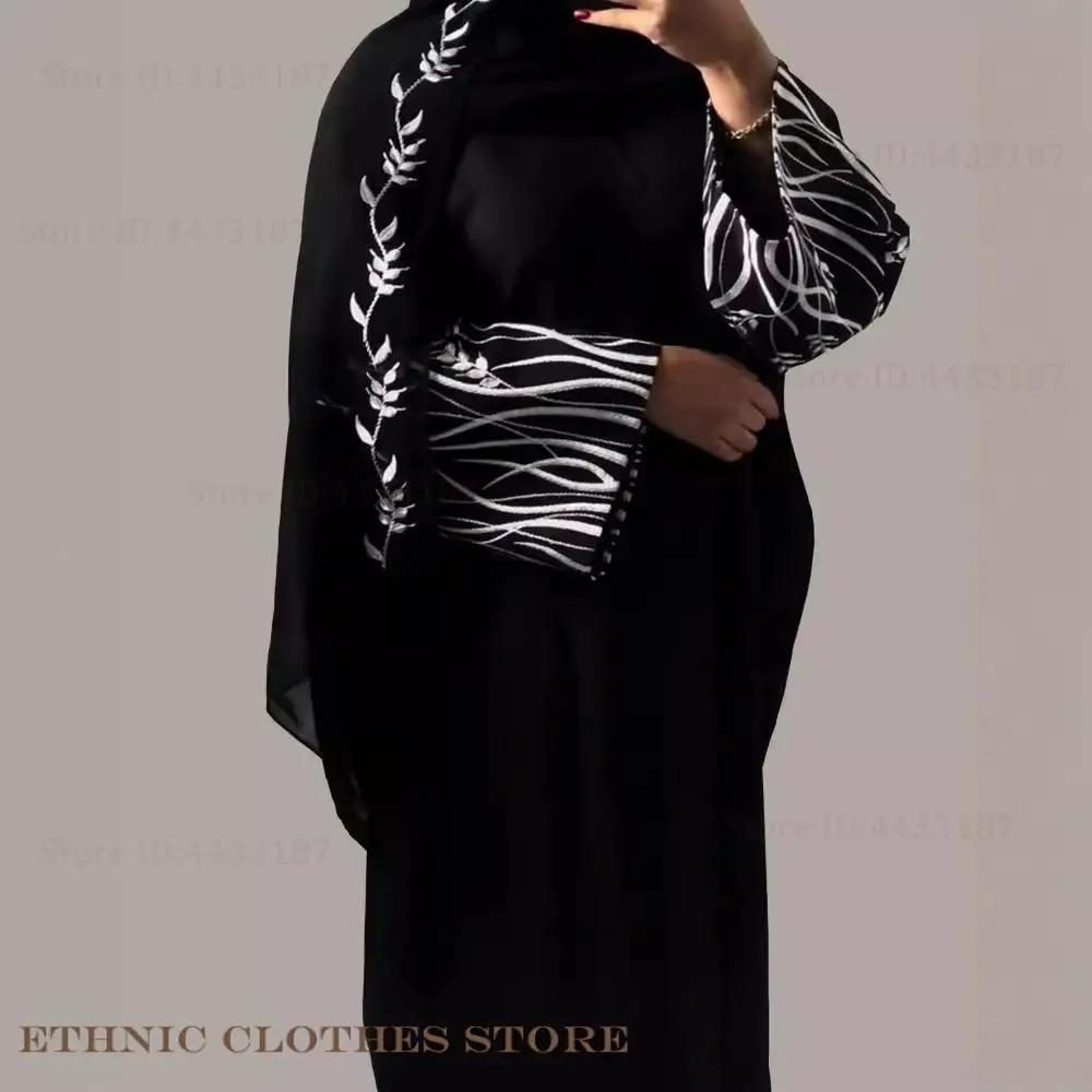 Embroidery Kebaya - Dubai Lüks Ramazan Bayramı Namaz Elbisesi