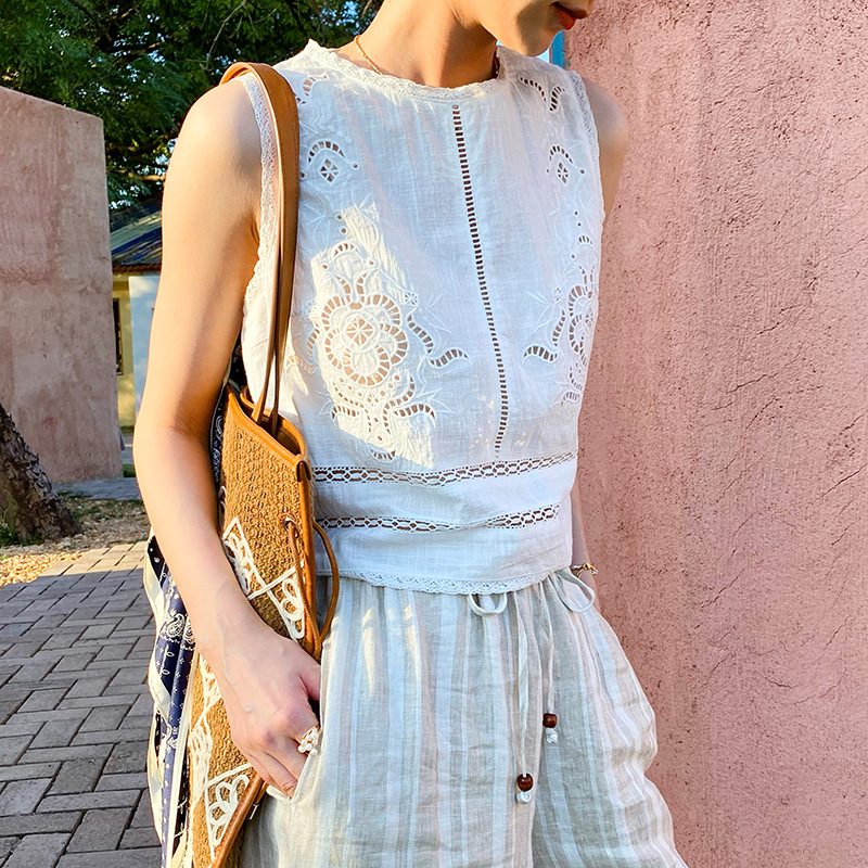 Fransız Tasarımcı Boho Beyaz P - Embroidery Cotton Shirt incelemesi ve fiyatı