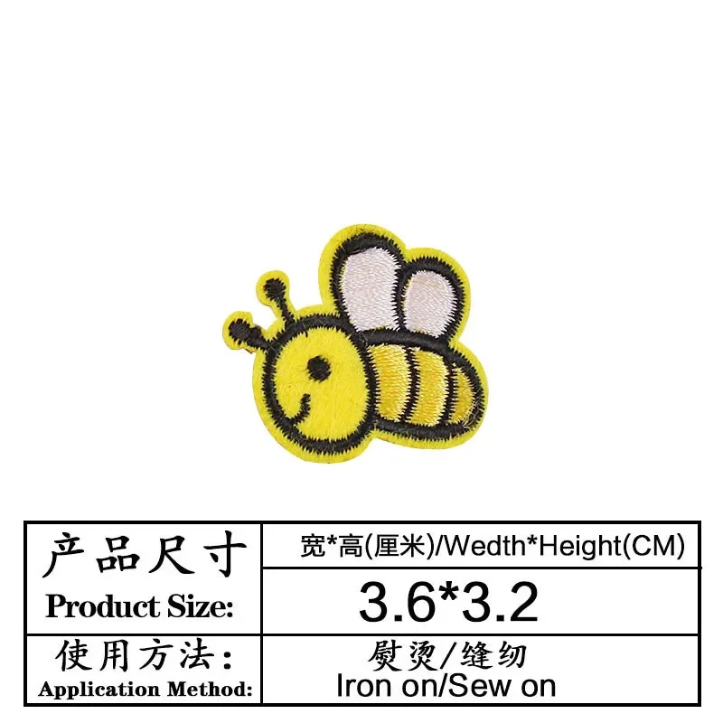 100 adet/grup Küçük Nakış Yama - Embroidery Lady Bug incelemesi ve fiyatı