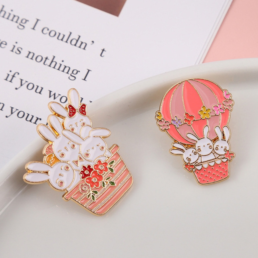 1 adet sevimli tavşan Metal br - Embroidery Bali incelemesi ve fiyatı