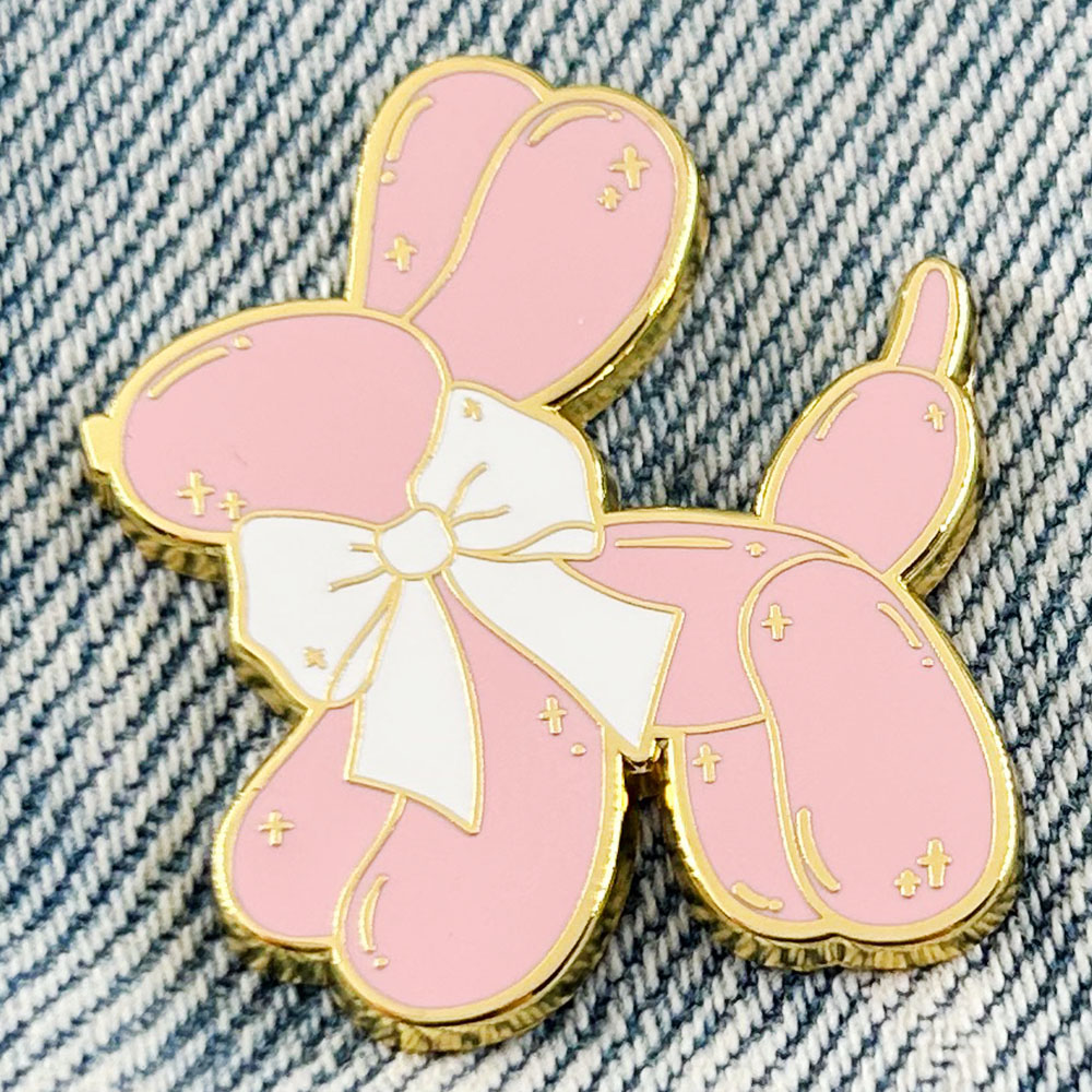 Pembe Balon Köpek Emaye Pin Se - Embroidery Bali incelemesi ve fiyatı
